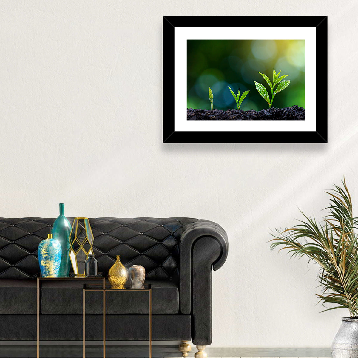 Seedling Growth Stages Wall Art