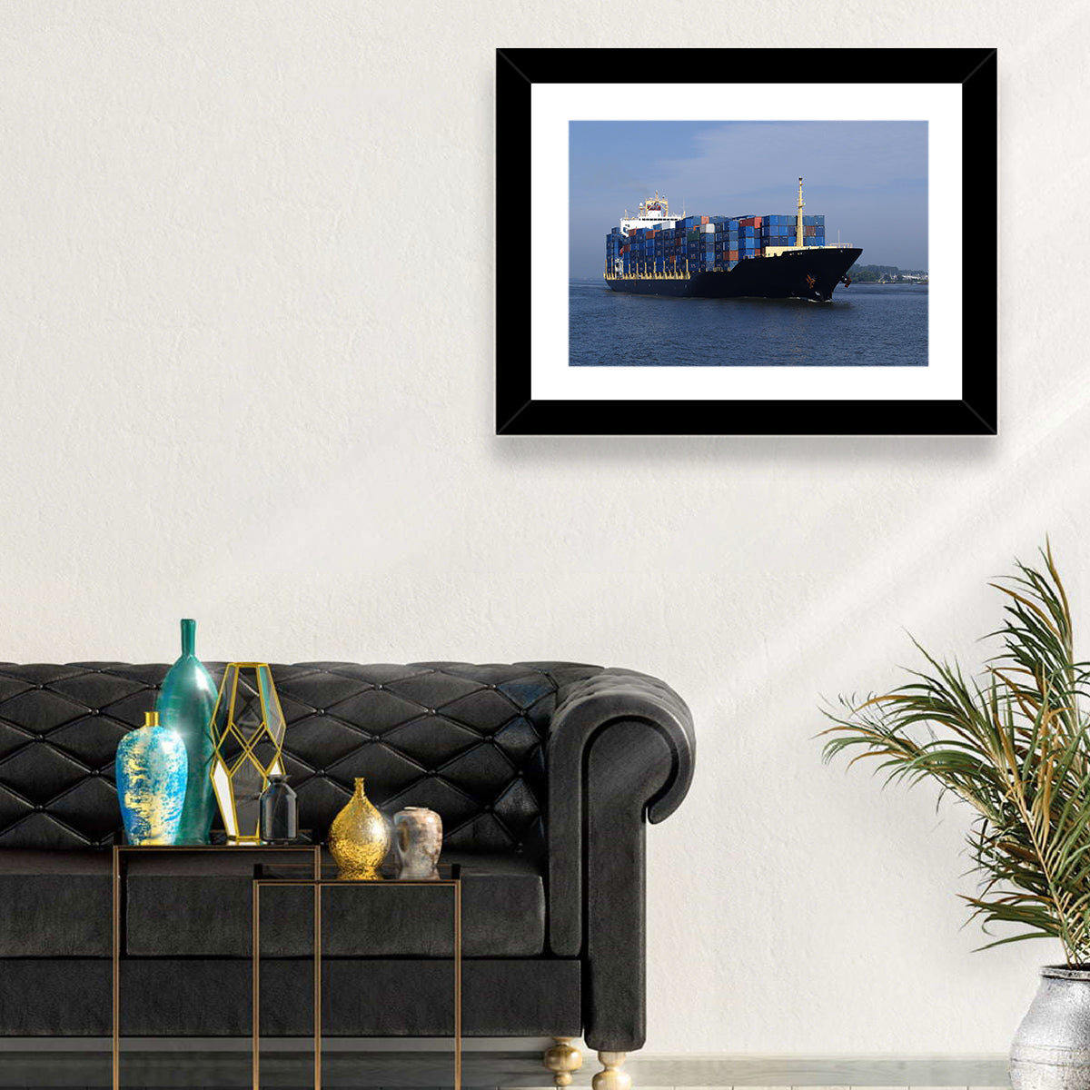 Container Ship Wall Art