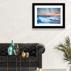 Milky Way Over Frozen Shore Wall Art