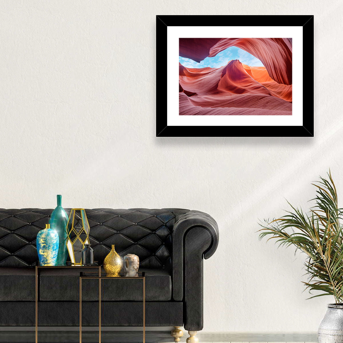 Antelope Canyon, Page Wall Art in a room, landscape