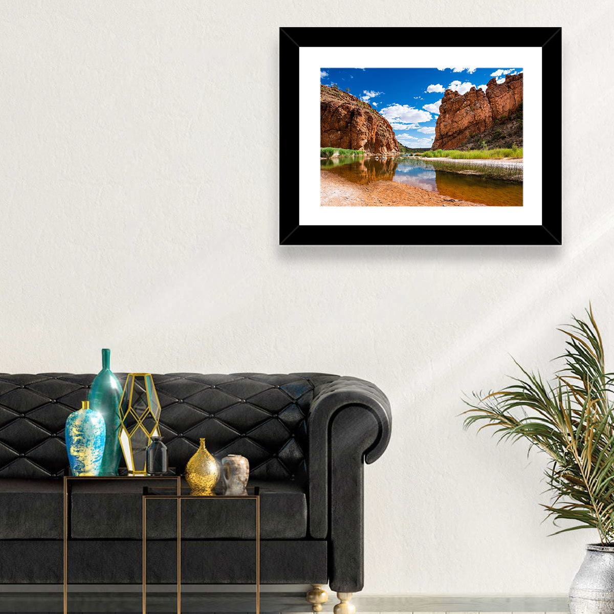 Glen Helen Gorge Wall Art in a room, landscape