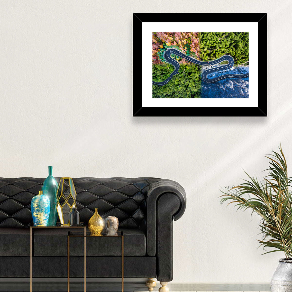 Four Seasons Winding Road Wall Art