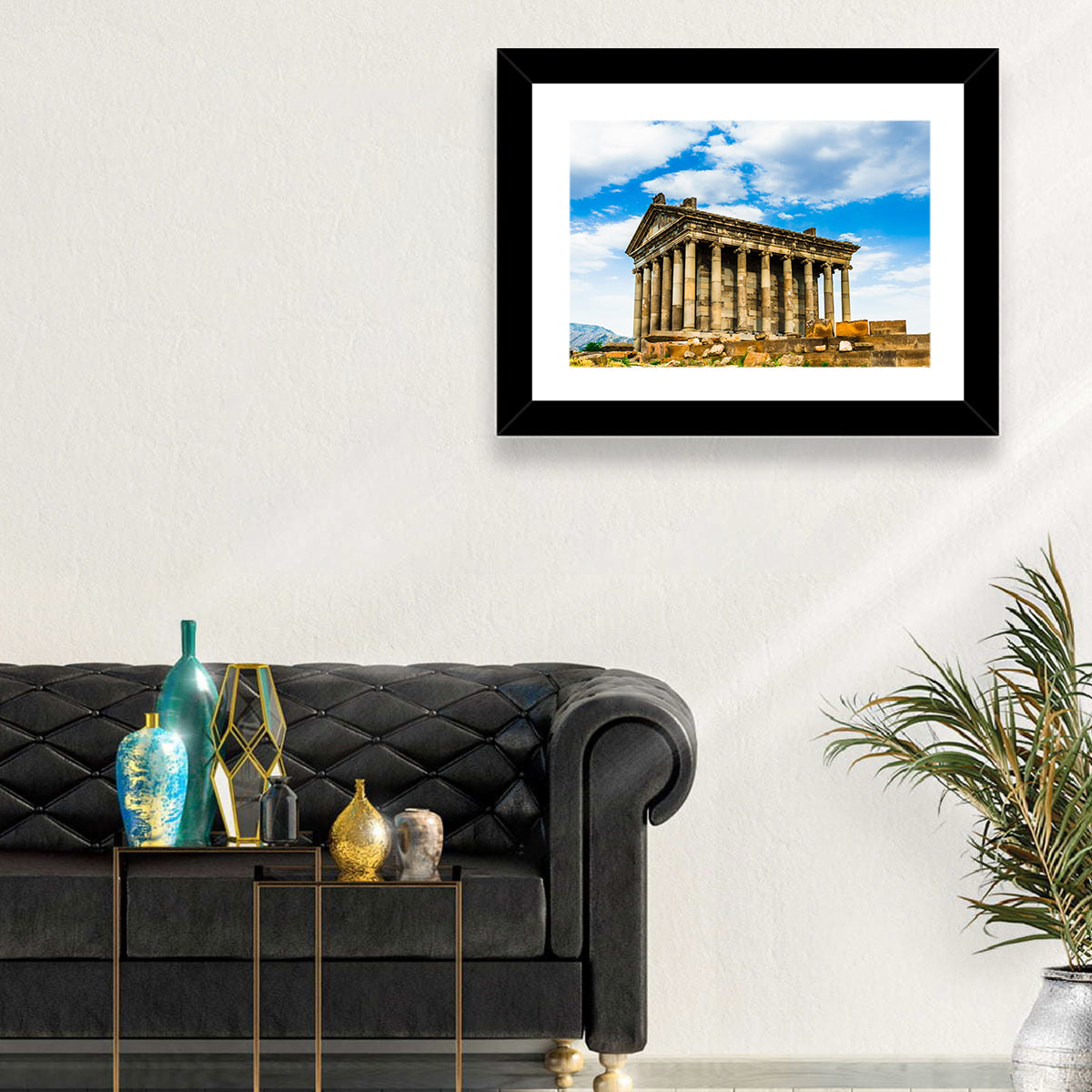 Temple of Garni Vintage Landscape Wall Art