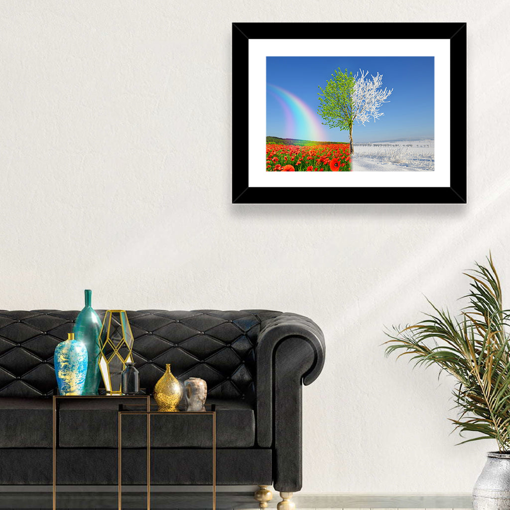 Seasonal Split Landscape Wall Art