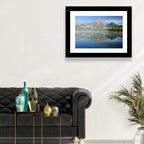 Pyramid Mountain Reflection Wall Art