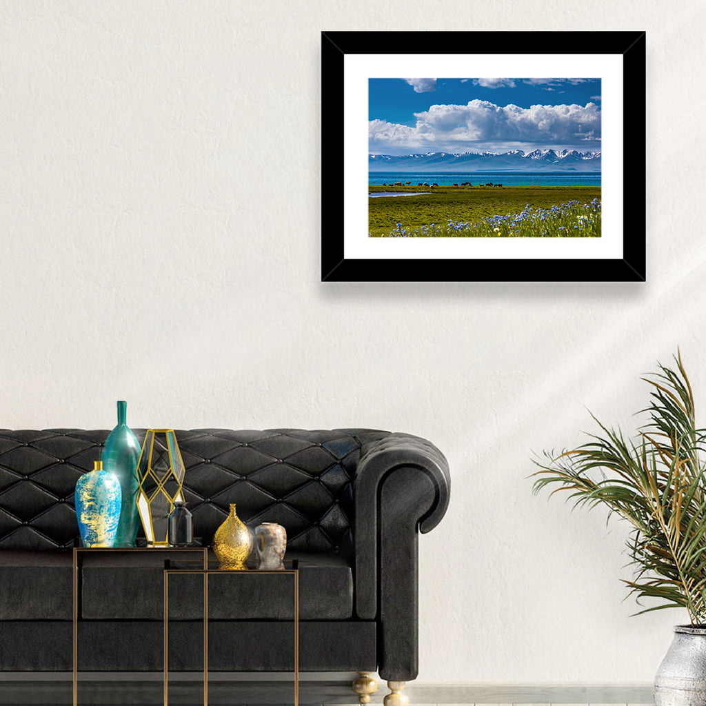 Song Kol Wildflower Shore Wall Art
