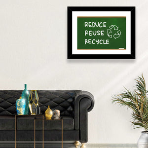 Reduce - Reuse - Recycle Wall Art
