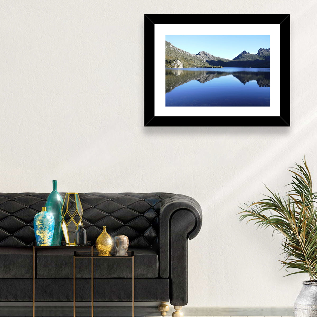 Dove Lake, Cradle Mountain Wall Art in a room, landscape