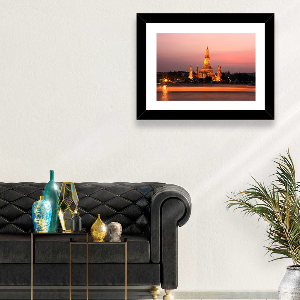 Wat Arun at Dusk Wall Art