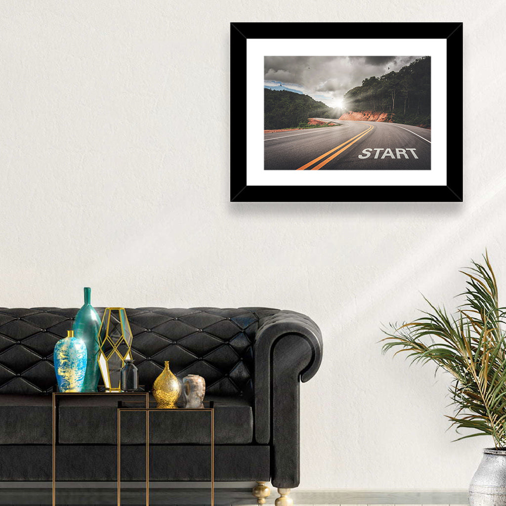 Start of a Journey, Sunrise Road Wall Art
