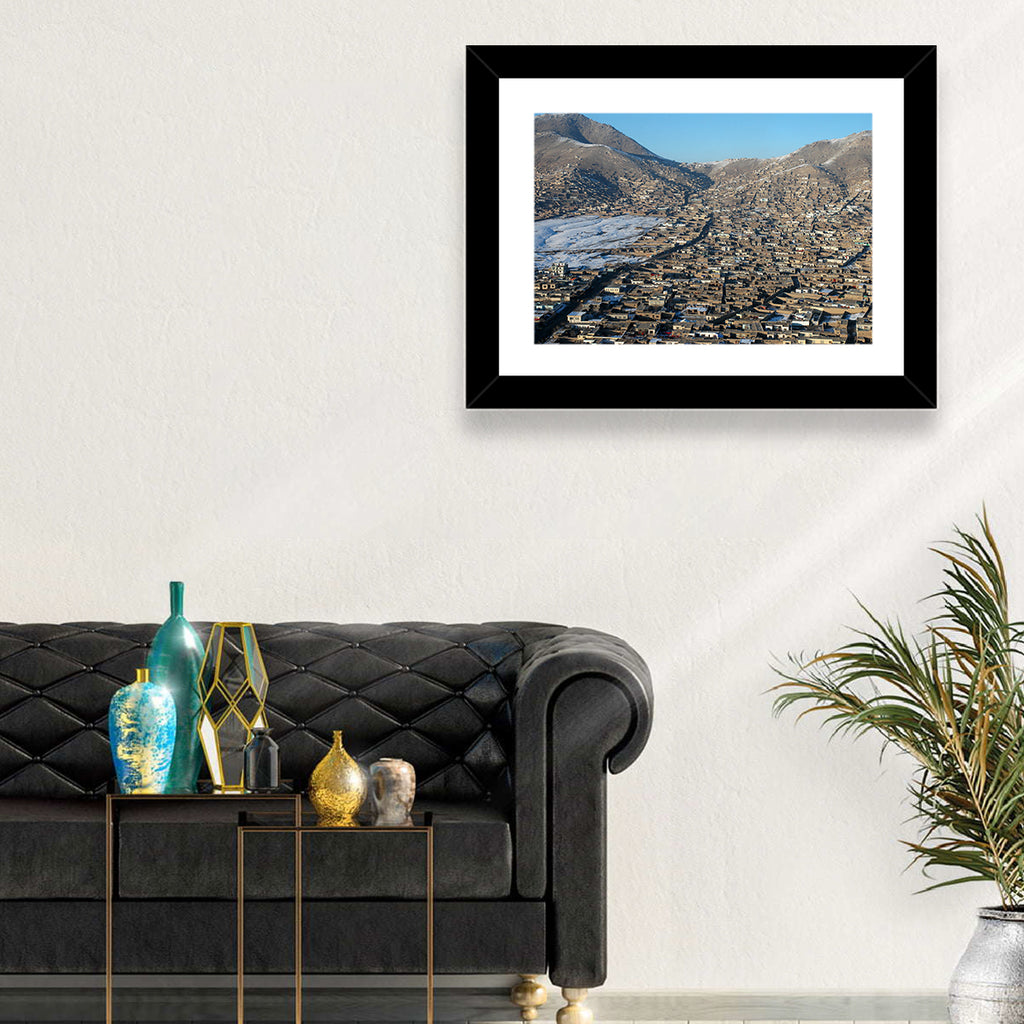 Kabul Winter Cityscape Wall Art