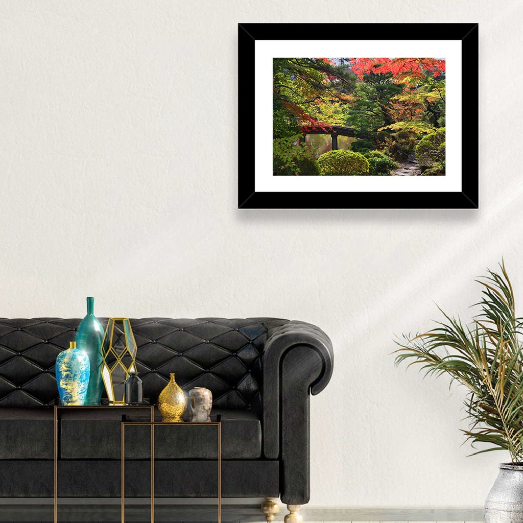 Rinoji Temple Autumn Garden Wall Art