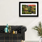 Rinoji Temple Autumn Garden Wall Art