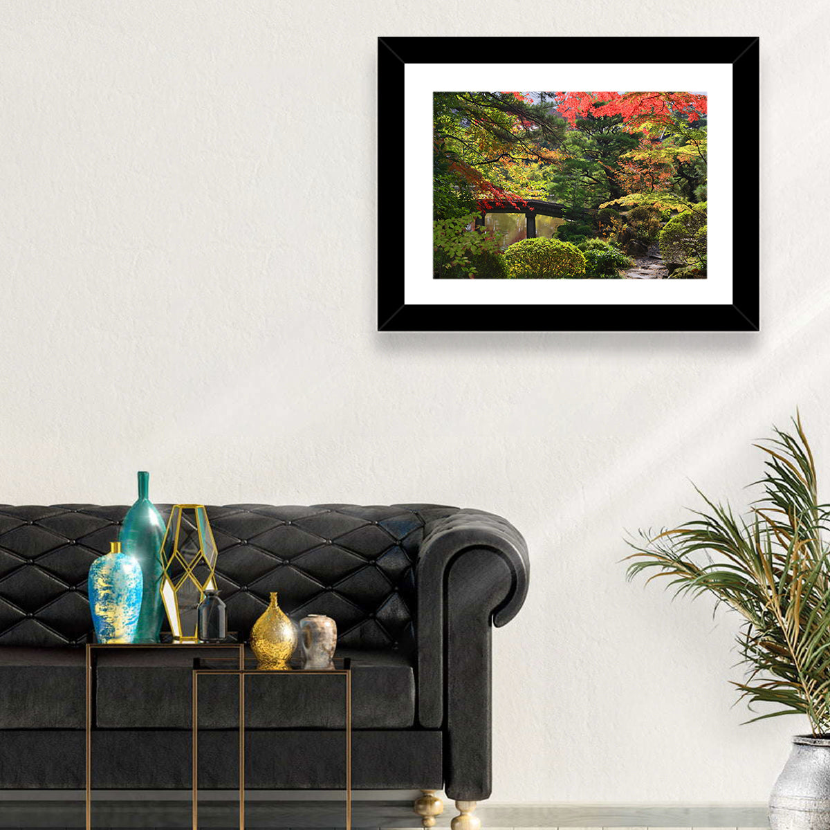 Rinoji Temple Autumn Garden Wall Art