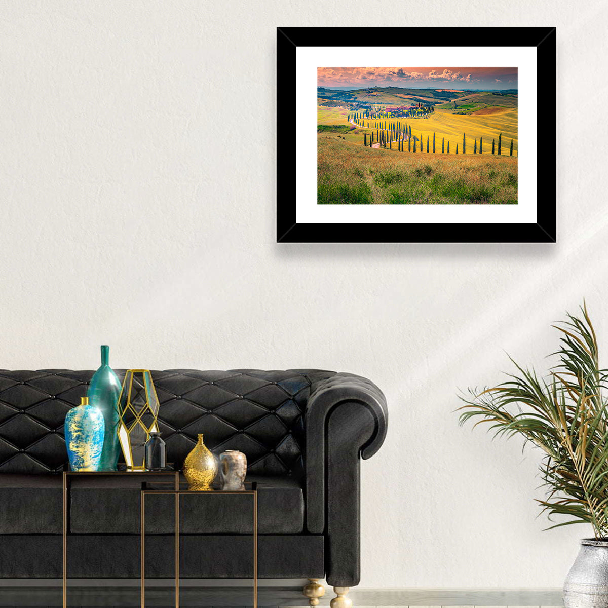 Val D'orcia Cypress Road Wall Art