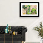 Kasagh River Valley Aerial Wall Art