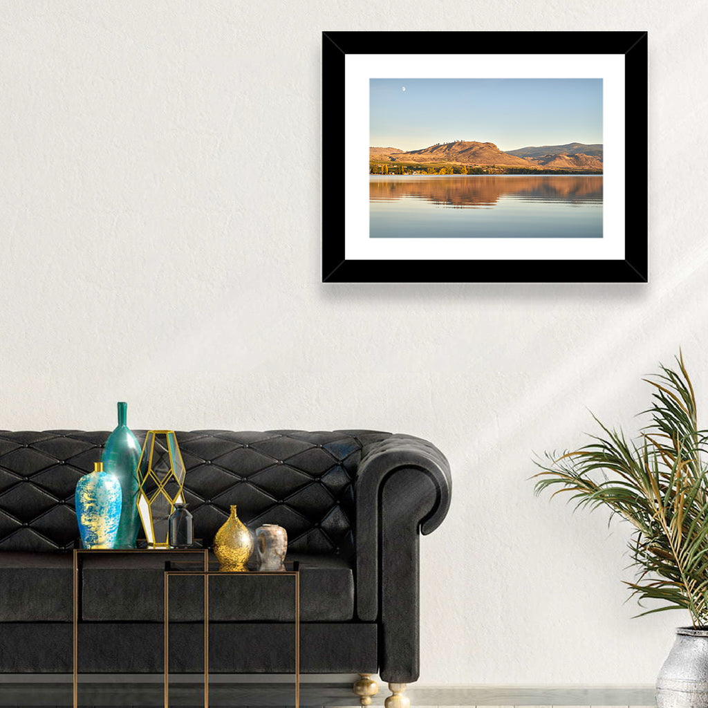 Osoyoos Lake Moonlit Reflection Wall Art