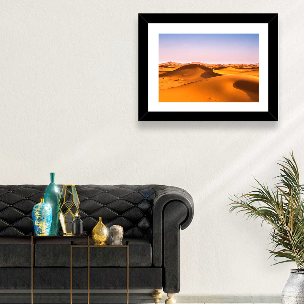 Golden Sahara Dunes Wall Art