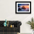 Secret Beach Sunset, Oregon Wall Art