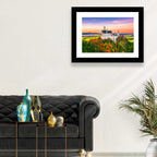 Neuschwanstein Castle at Autumn Sunset Wall Art