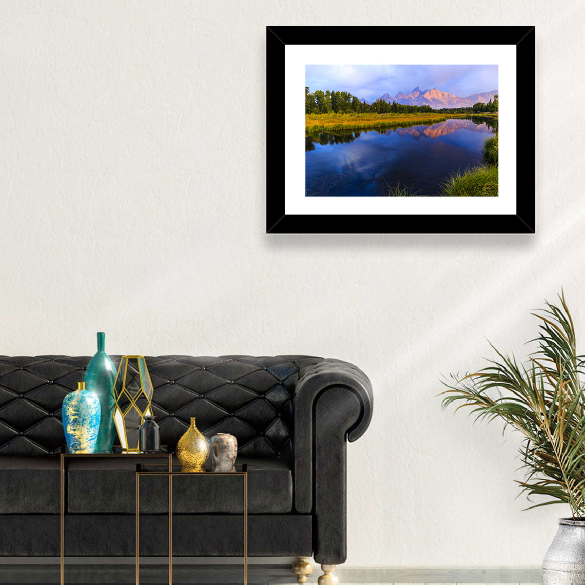 Grand Tetons Sunrise Over Snake River Wall Art