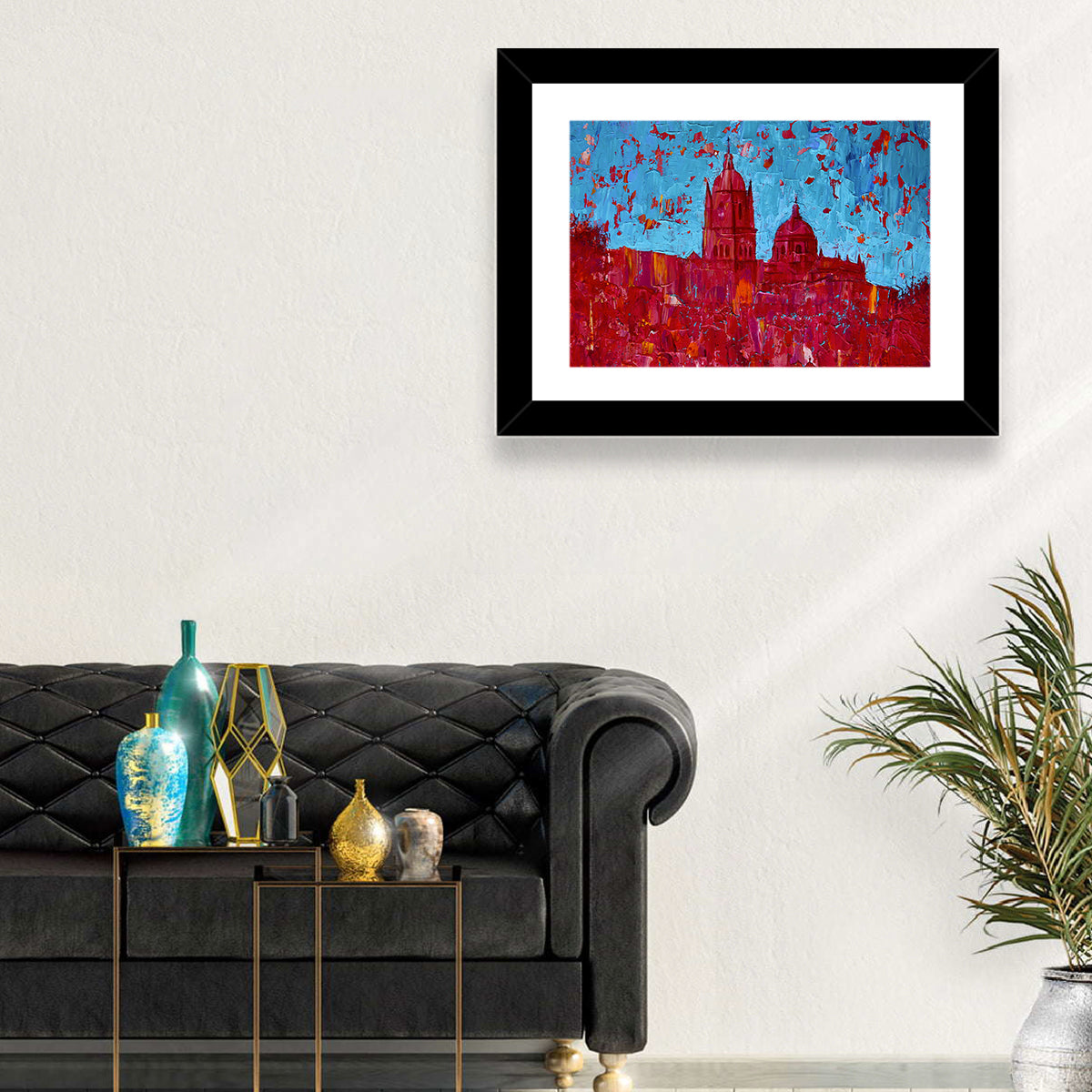 New Cathedral of Salamanca Wall Art in a room, landscape