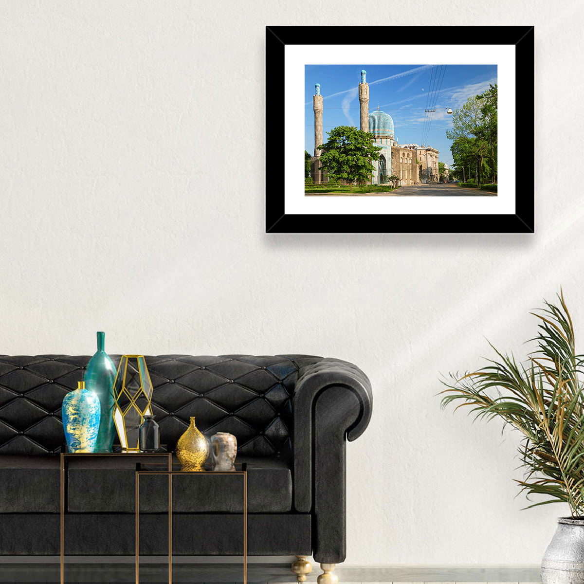 Saint Petersburg Mosque Blue Dome Wall Art