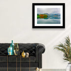 Lake Bled Island Church Wall Art