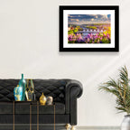 Prague Vltava Bridges in Spring Light Wall Art