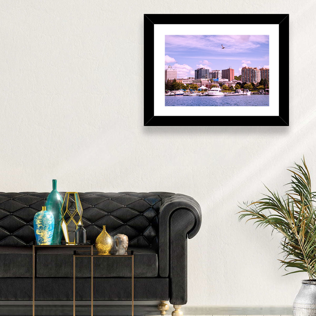 Barrie Lakefront Skyline Wall Art