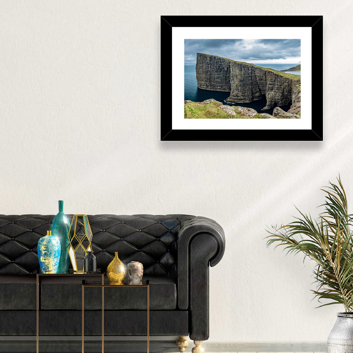 Trælanípa Cliff, Faroe Islands Wall Art