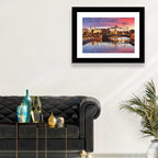 Moscow Kremlin Skyline at Twilight Wall Art