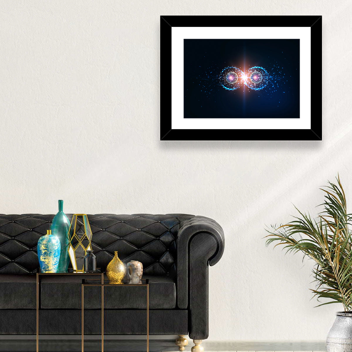 Polygonal Infinity Loop Wall Art