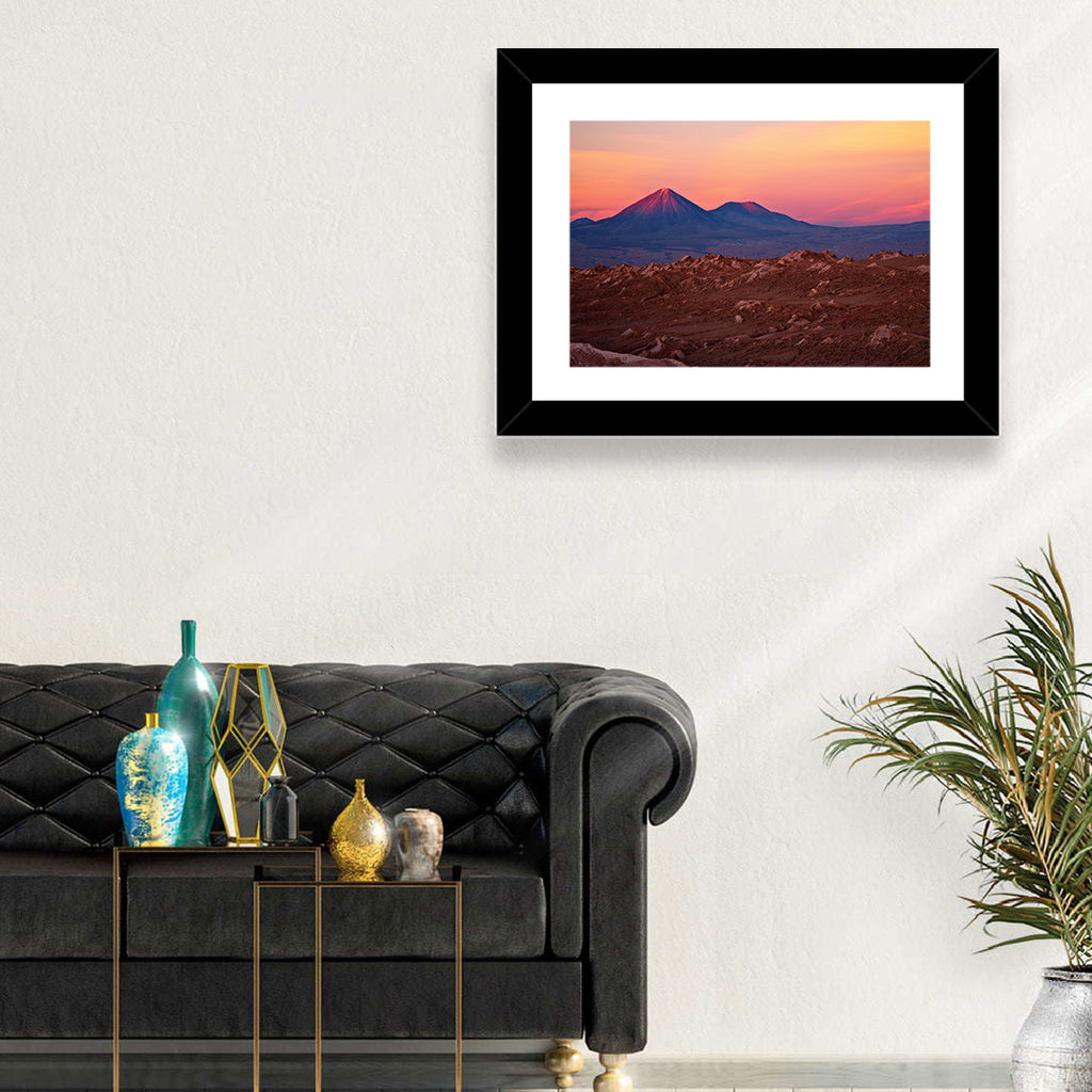 Valle De La Luna, Licancabur Volcano Wall Art