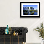 Iguazu Falls Mossy Rocks Wall Art