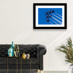 Blue Angels Delta Formation Flyover Wall Art