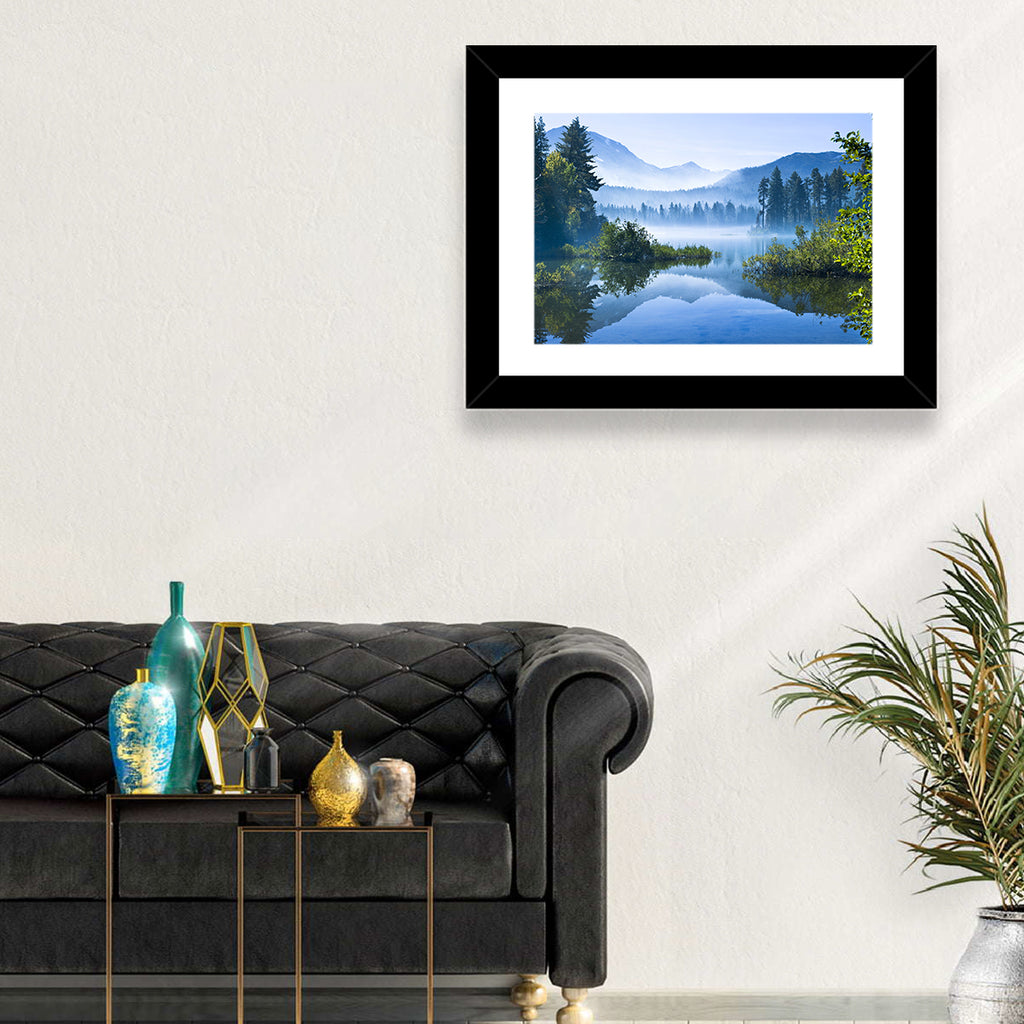Lassen Morning Reflection Wall Art