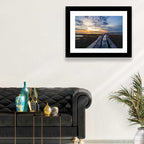 Mobile Bay Bridge at Sunset Wall Art