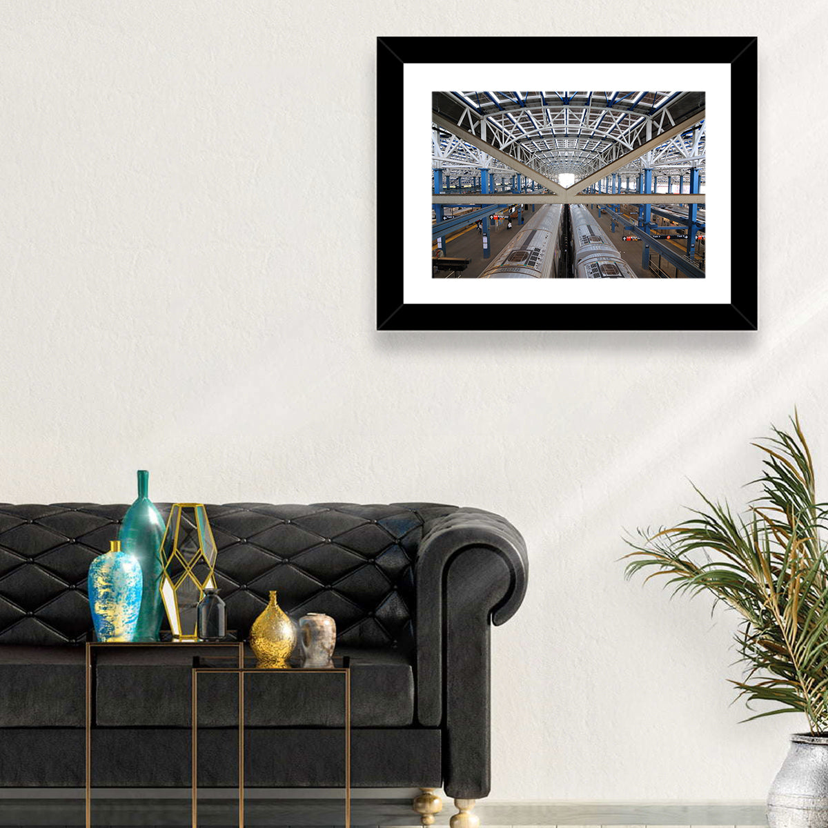 Stillwell Avenue Station Platform Perspective Wall Art