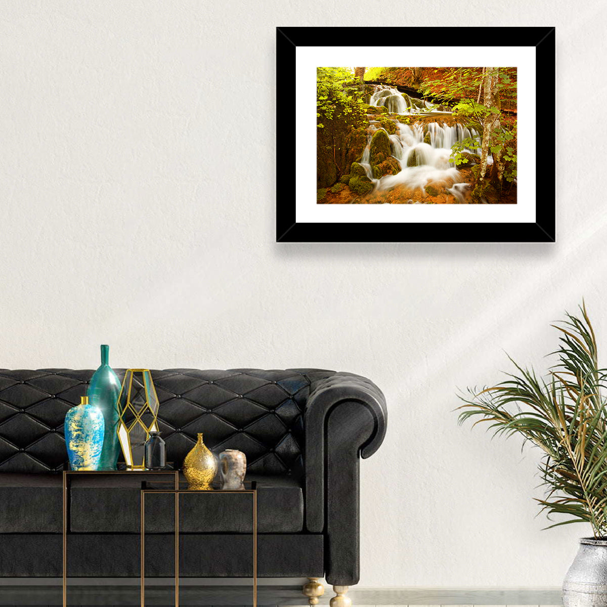 Plitvice Autumn Stream Wall Art