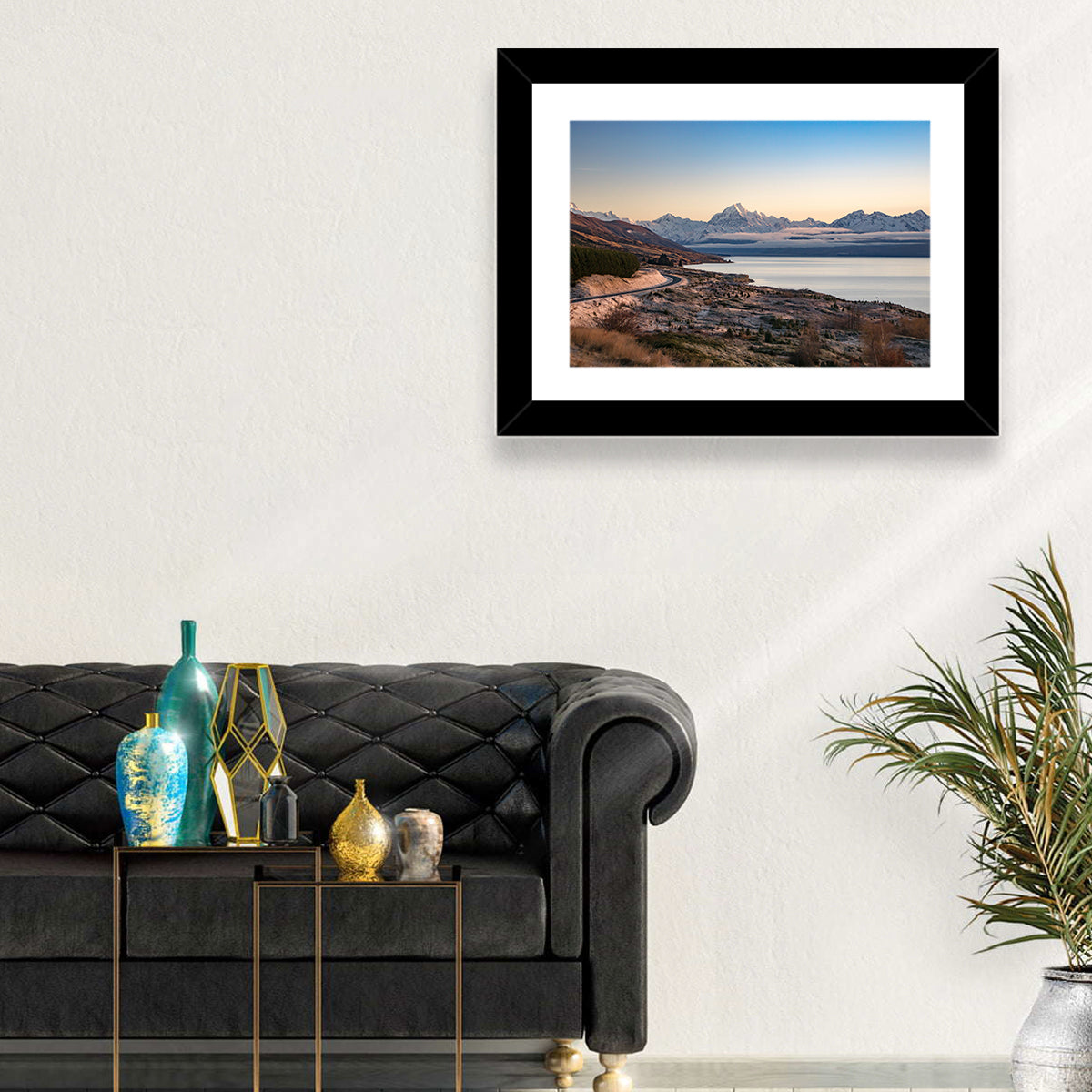 Mount Cook Over Lake Pukaki Wall Art