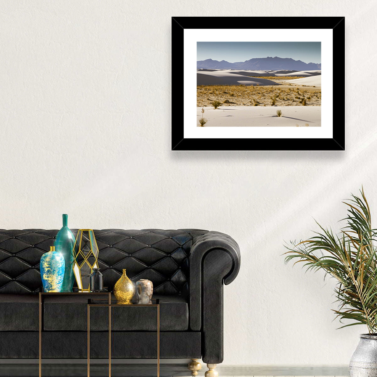 White Sands Dunes, New Mexico Wall Art in a room, landscape