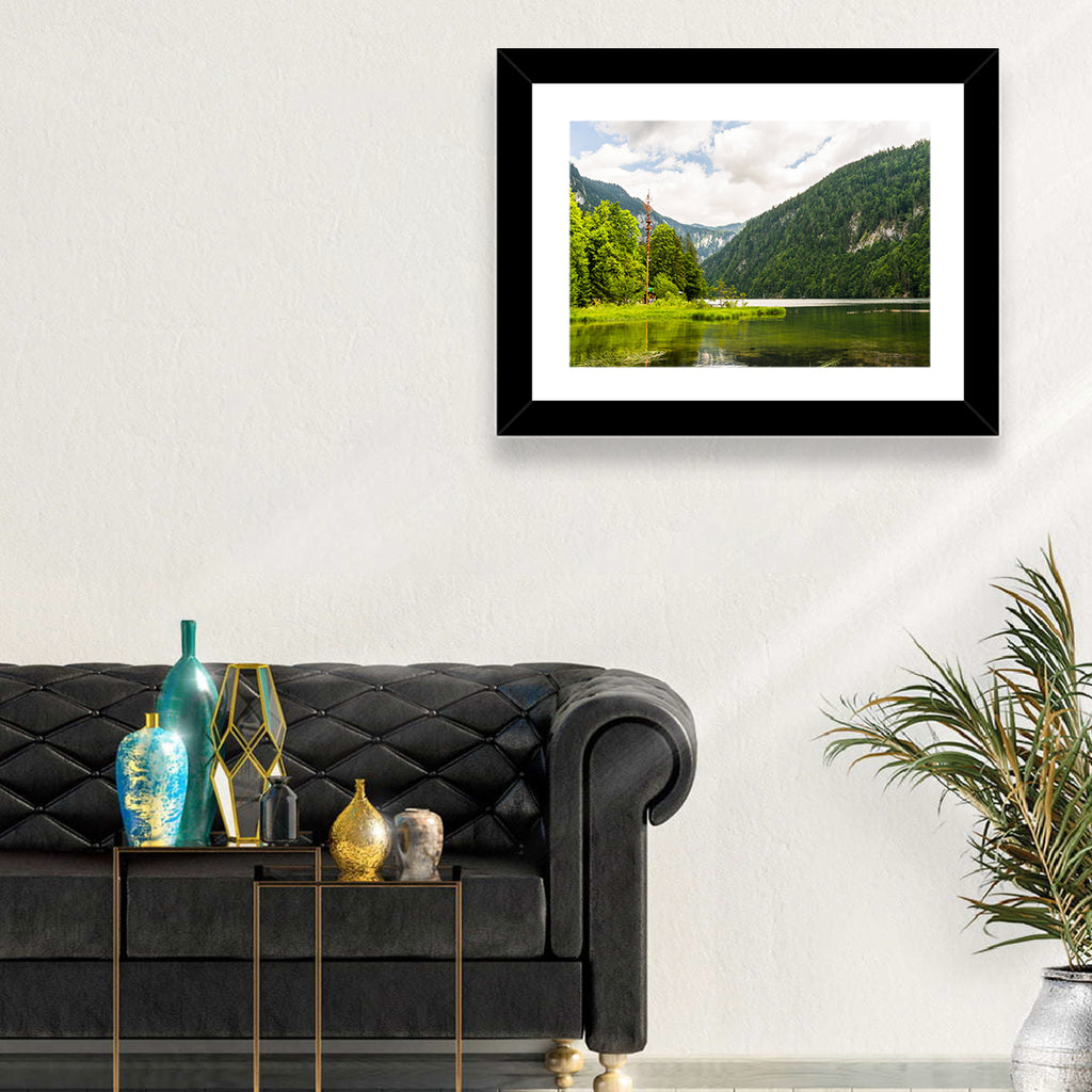 Maypole at Lake Toplitz Wall Art