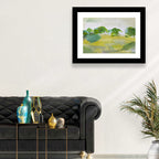 Rural Fields Abstract Wall Art