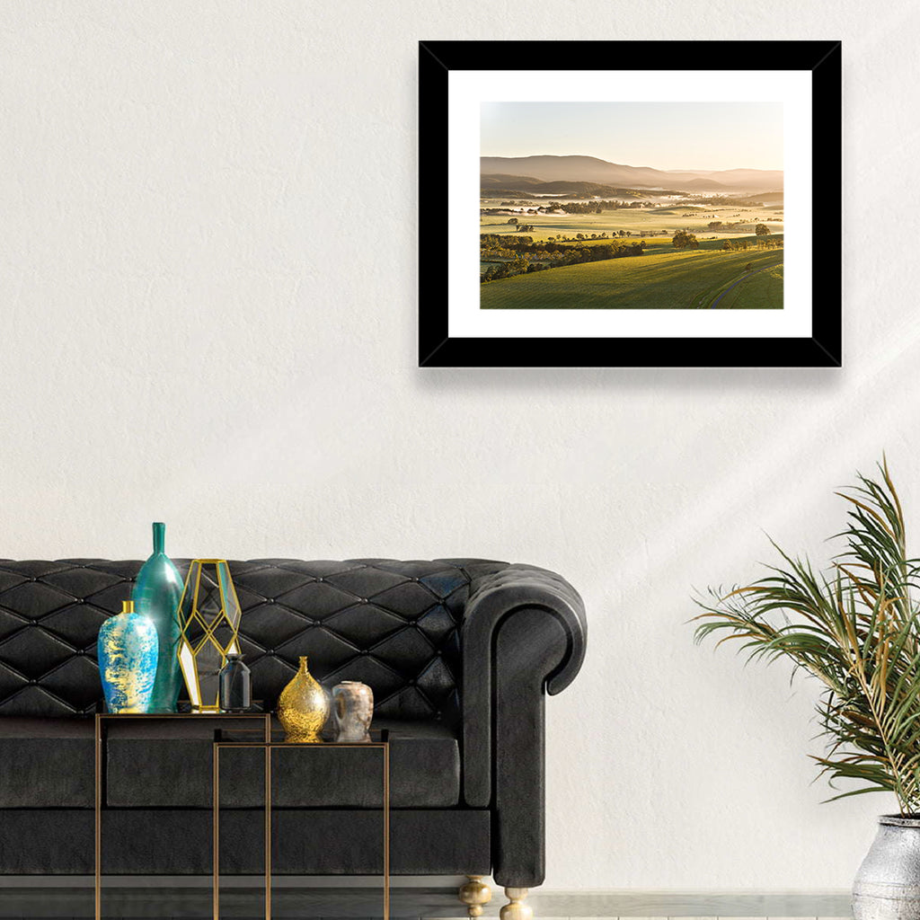 Yarra Valley Morning Mist Wall Art