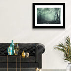 Misty Forest Path Wall Art
