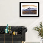 East Fjords Road at Dusk Wall Art