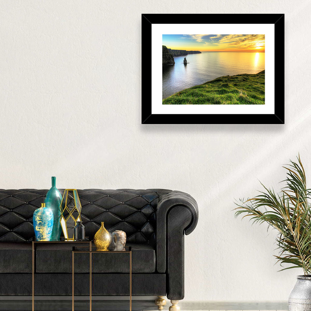 Cliffs of Moher at Sunset Wall Art