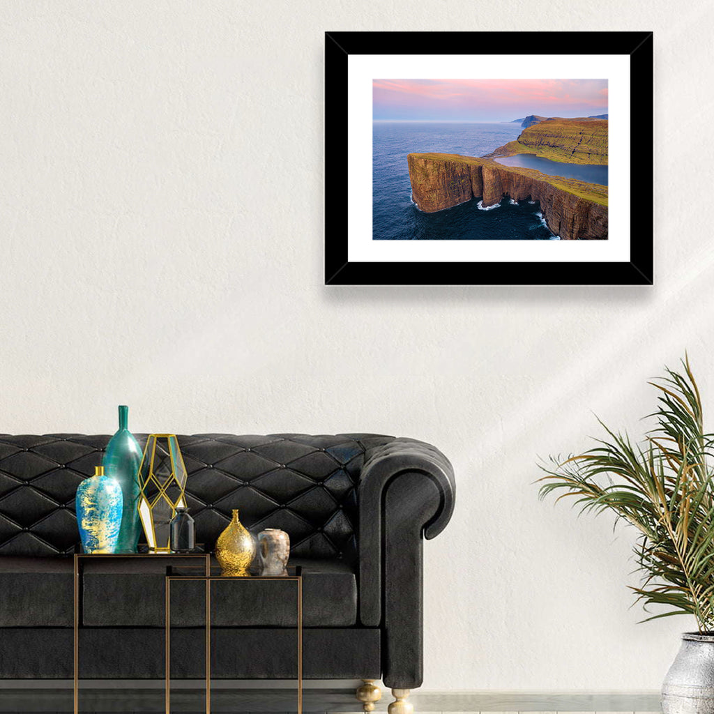 Sørvágsvatn Clifftop Lake Wall Art