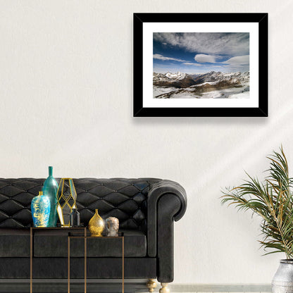 Snowy Alpine Mountains Wall Art